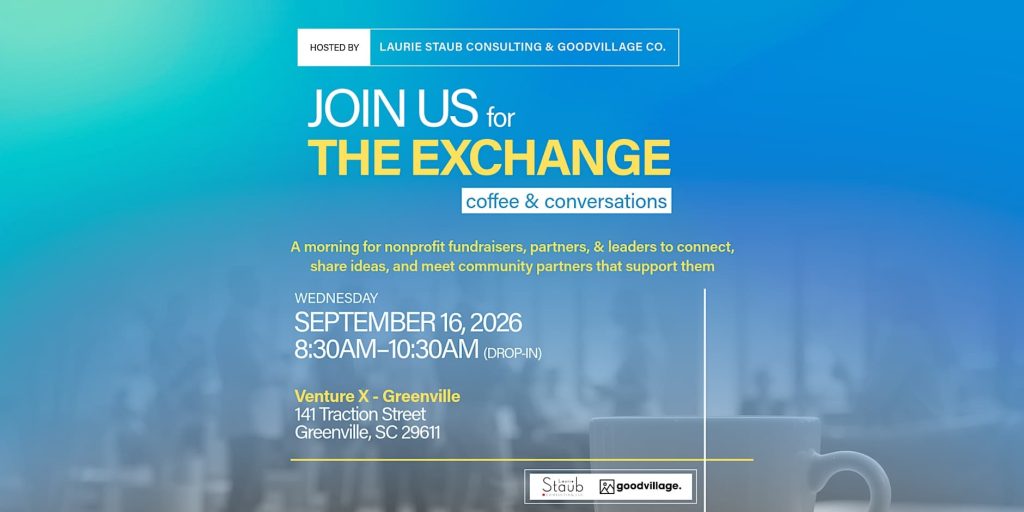 The Exchange: Coffee & Conversations Nonprofit Networking Event